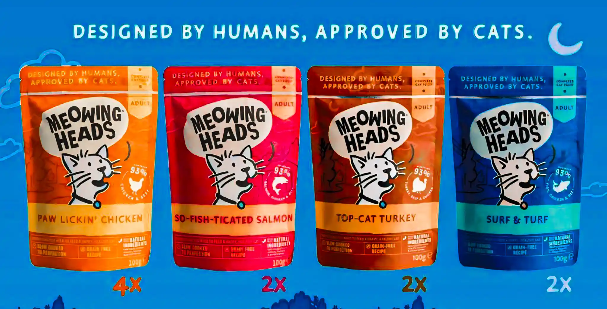 Meowing Heads Wet Cat Food Meowing Heads Wet Cat Food UK