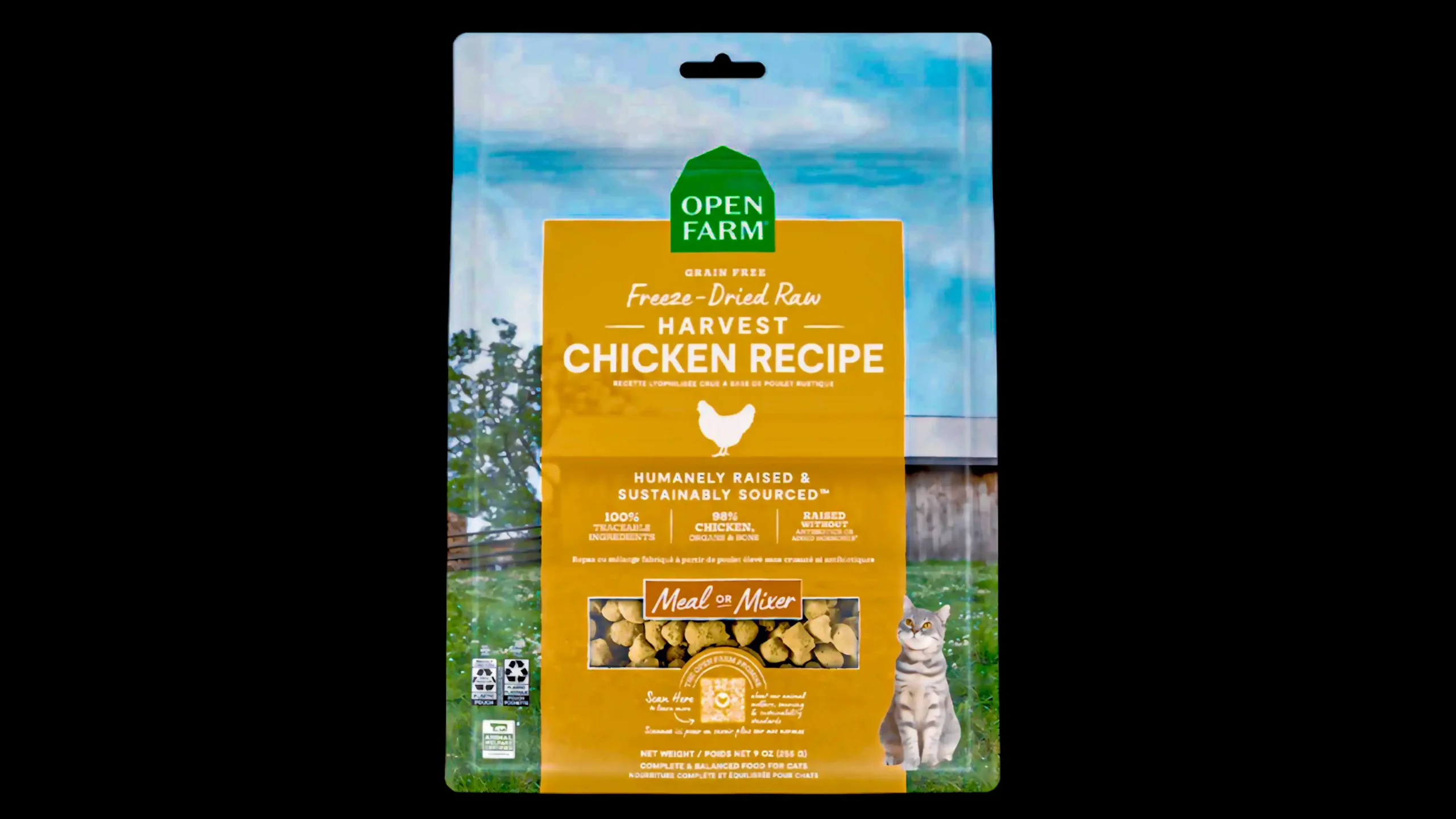 Open Farm Harvest Chicken Freeze-Dried Raw Cat Food Open Farm Harvest Chicken Freeze-Dried Raw Cat Food