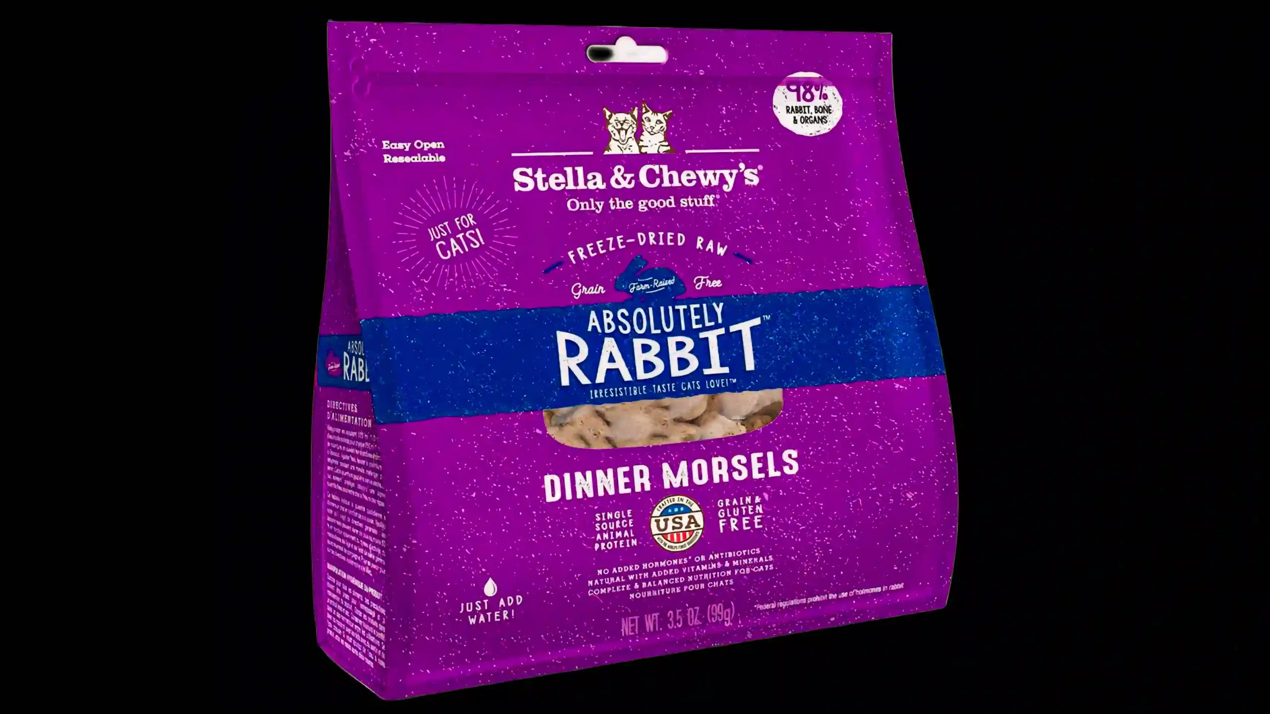 Stella & Chewy’s Freeze-Dried Absolutely Rabbit Dinner Morsels Stella & Chewy’s Freeze-Dried Absolutely Rabbit Dinner Morsels